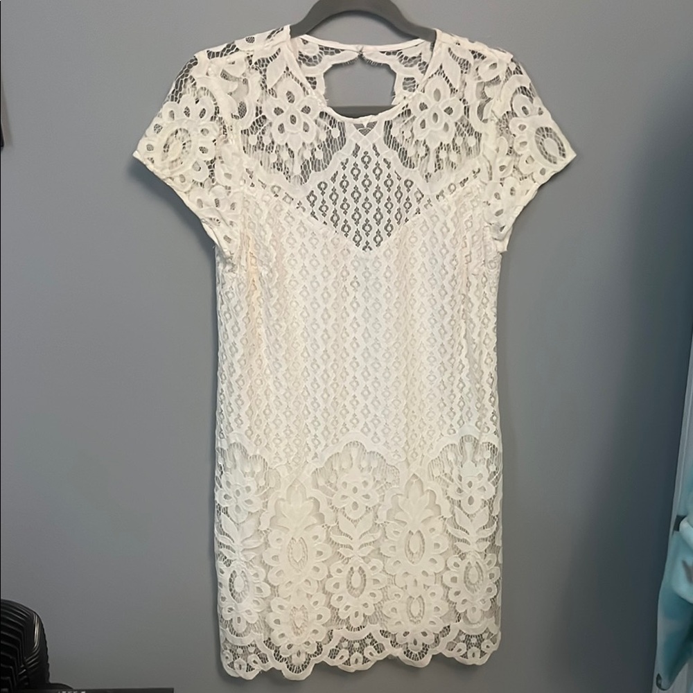 Abercrombie White Lace Dress